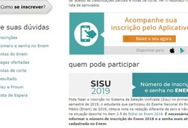 Prazo para inscrição no Sisu termina neste domingo