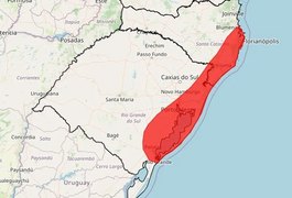 Inmet eleva nível de atenção do ciclone extratropical para 'grande perigo'