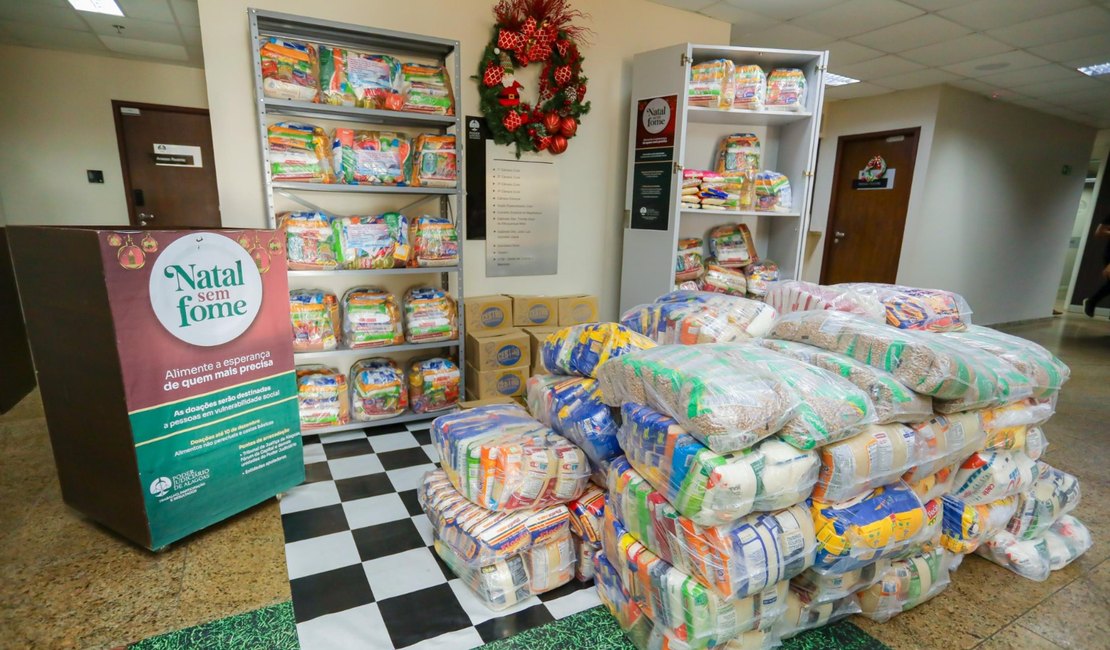 Alagoas Sem Fome fortalece ação solidária com doação de 1 tonelada de alimentos