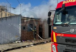 Inquilino incendeia residência no bairro Brasília, em Arapiraca