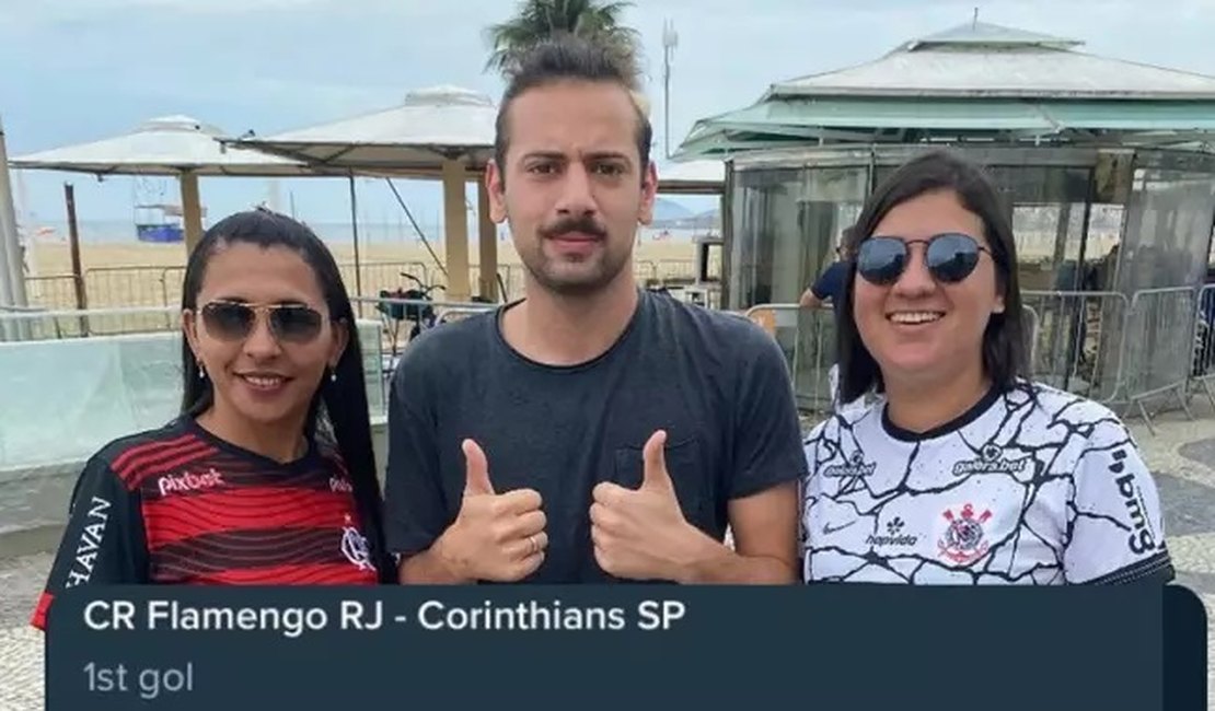 Cartolouco coloca todo seu dinheiro em aposta na final entre Flamengo e Corinthians