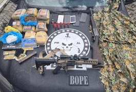 Operação na Rota dos Milagres termina com suspeitos mortos e grande apreensão de drogas e armas de guerra