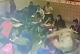 VÍDEO: Policial militar é investigado por agredir aluno durante discussão em escola