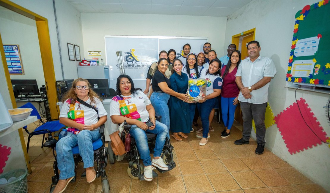 Alagoas Sem Fome doa quase uma tonelada de alimentos para instituição de Delmiro Gouveia