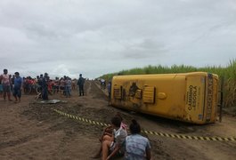 Crianças e motorista envolvidos no acidente com ônibus escolar em Marechal Deodoro recebem alta hospitalar