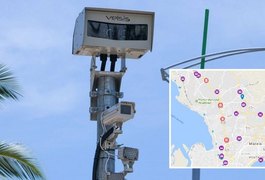 Veja mapa da fiscalização eletrônica em Maceió; fase educativa começa 2ª