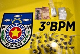 Com maconha dentro de bolsa, jovem de 18 anos é presa por tráfico de drogas no interior de AL