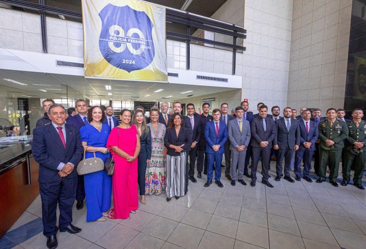 JHC participa da solenidade em comemoração aos 80 anos da Polícia Federal