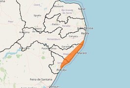 Sem Arapiraca na lista, novo alerta do Inmet prevê chuva forte em 42 cidades de Alagoas nas próximas horas