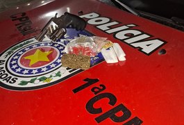 PM prende homem, apreende arma de fogo e maconha durante patrulhamento em Anadia