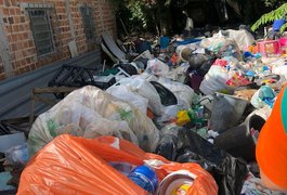 50 toneladas de lixo são recolhidos de residência em Maceió
