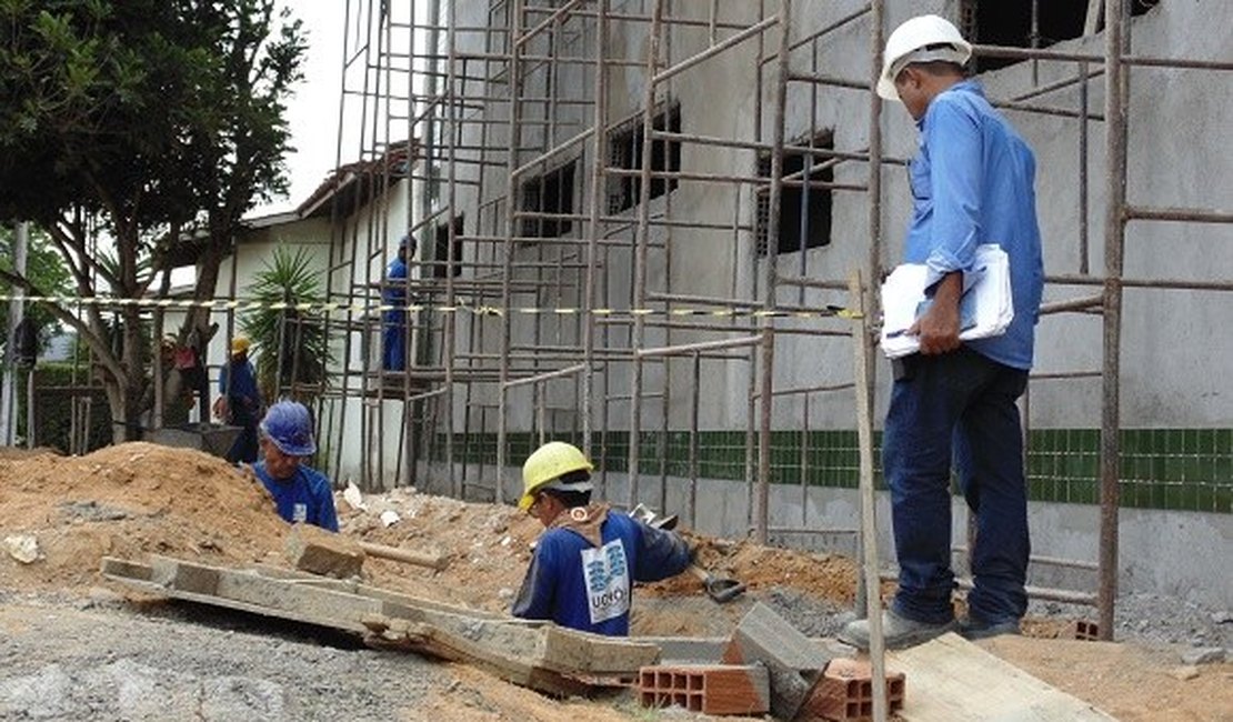 Obra de ampliação da UE do Agreste está em fase de acabamento para entrega