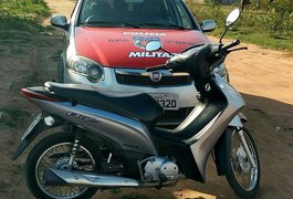 Poucos minutos após o roubo Rádio Patrulha localiza motocicleta em Arapiraca