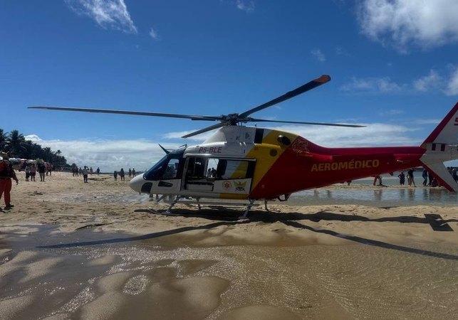 Idosa morre após sofrer mal súbito na praia da Barra de São Miguel