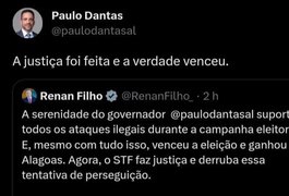 Após revogação de busca e apreensão, Paulo Dantas comenta decisão de Gilmar Mendes: 'A verdade venceu'