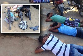 Policial militar à paisana prende quatro suspeitos armados em Lagoa da Canoa