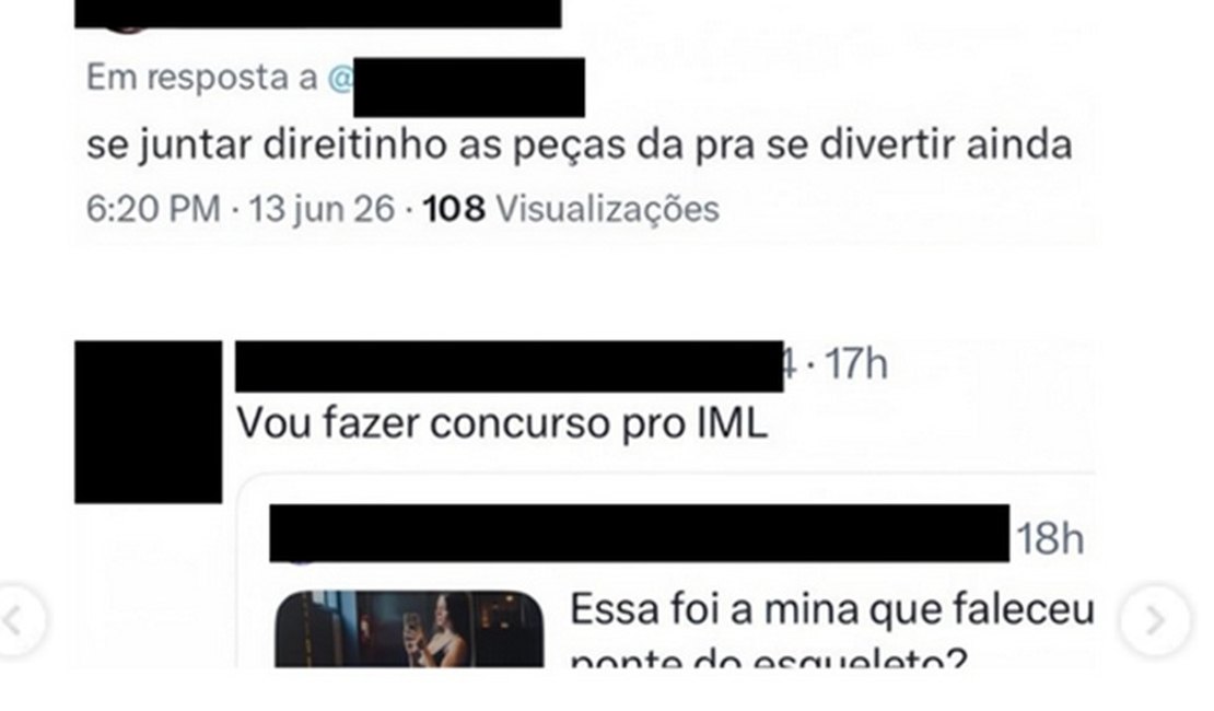 Erika Hilton pede à PF investigação de perfis que fizeram publicações sobre necrofilia após morte de jovem em salto de rope jump