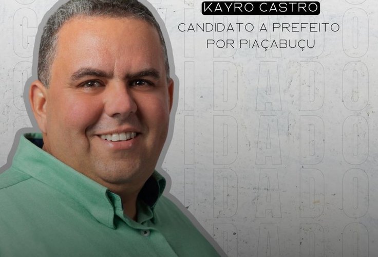 Candidato a prefeito de Piaçabuçu, Kayro Castro, será o entrevistado desta terça-feira do Já É Cast