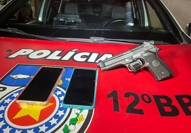 12º BPM prende suspeito de assalto no Santos Dumont, na parte alta de Maceió