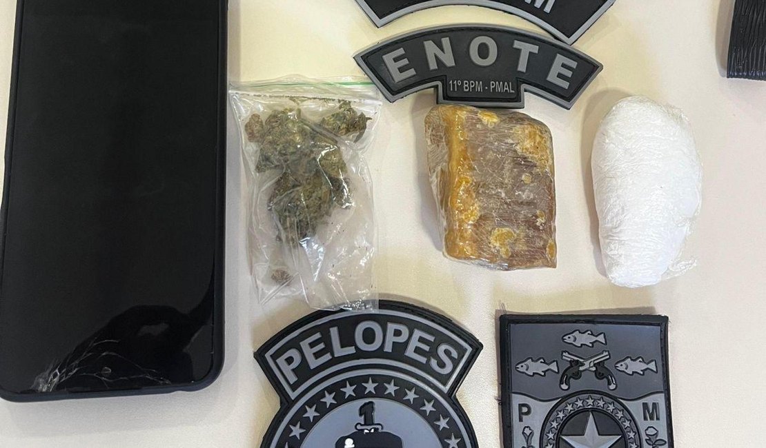 Polícia Militar apreende mais de 700 gramas de entorpecentes em operações no interior