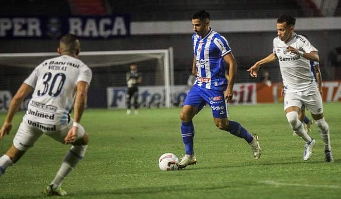 CSA empata pela 9ª vez na Série B em jogo contra o Grêmio