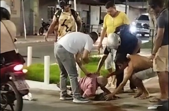 Idoso fica ferido após ser atropelado no bairro Primavera, em Arapiraca