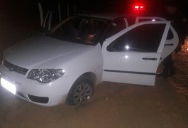 Polícia persegue assaltantes e recupera veículo em Capela