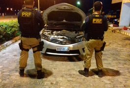 PRF recupera carro adulterado na BR-101, em Alagoas