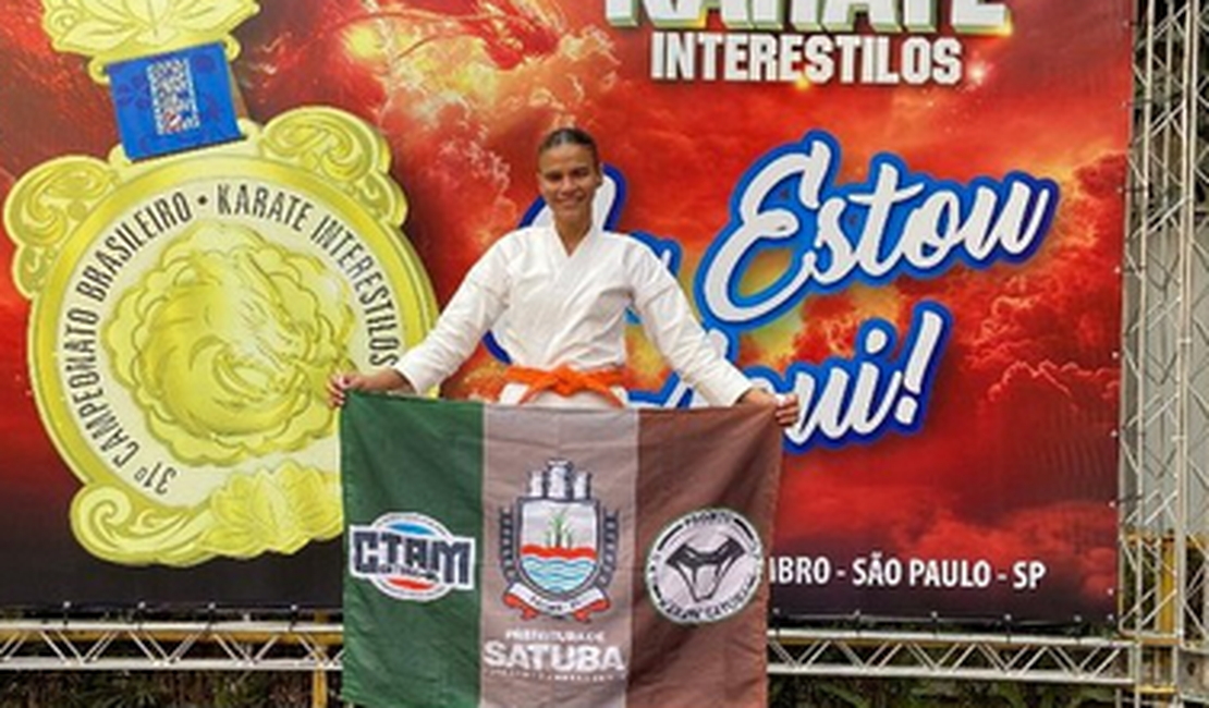 Estudante da Ufal conquista medalhas em Campeonato Brasileiro de Karatê