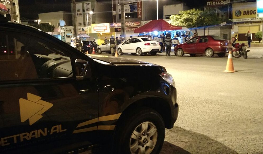 Sete foram presos por embriaguez em Operação Lei Seca, em Arapiraca