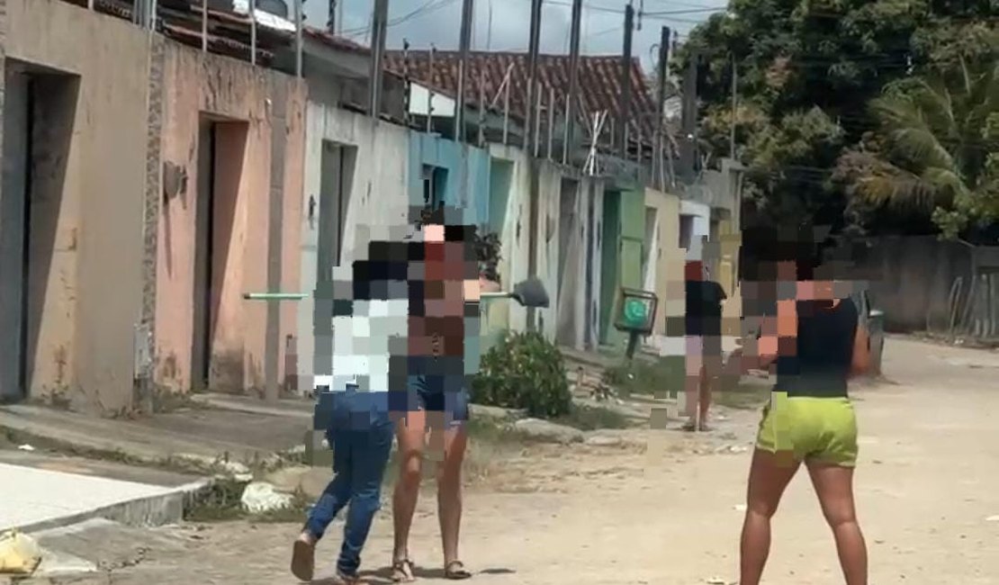 VÍDEO. Discussão por causa de lixo termina em briga e ameaças no bairro Planalto, em Arapiraca