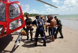 Homem sofre mal súbito e se afoga na praia de Paripueira