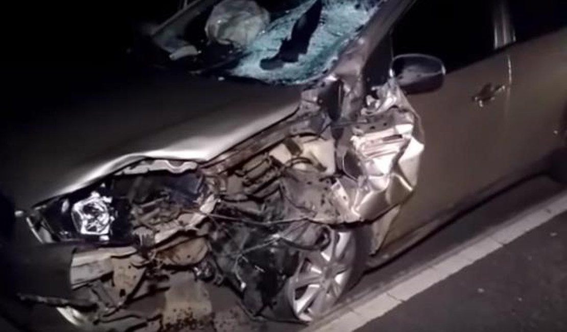 Ultrapassagem perigosa causa colisão e deixa um morto na AL-220, em Arapiraca