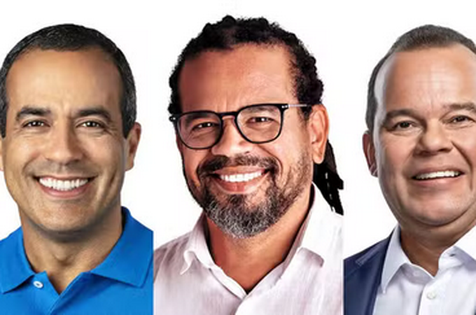 Quaest em Salvador, votos válidos: Bruno Reis tem 74%, Geraldo Júnior 15% e Kleber Rosa, 10%