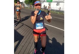 Agricultora arapiraquense vence maratona no Rio de Janeiro