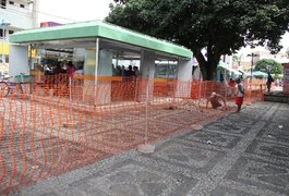 Praça Marques da Silva começa a ser revitalizada