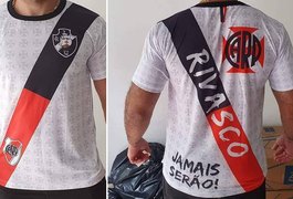 Antiflamenguistas criam a camisa da 'Rivasco', para secar o Flamengo na final da Libertadores
