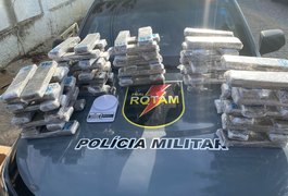 Polícia apreende quase 50 quilos de maconha com mulher em Maceió