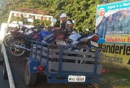 BPTran e SMTT fiscalizam parte alta de Maceió e fazem 82 autuações de infração