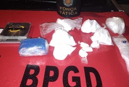 Polícia prende suspeito de tráfico e apreende drogas em Maceió