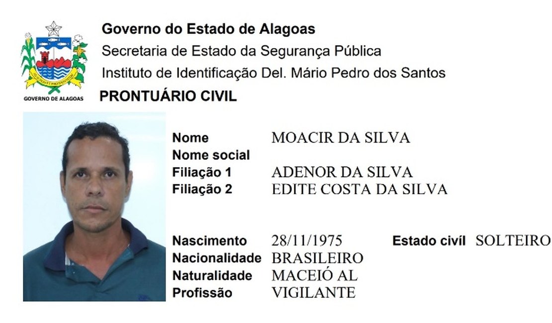 IML de Maceió procura familiares de homem encontrado morto em Rio Largo