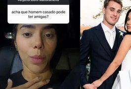 Mariely Santos diz que homens casados não podem ter amigas