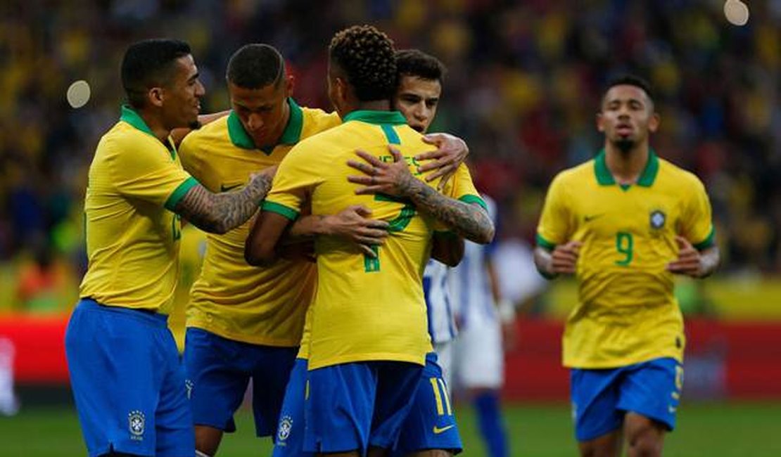 Sem Neymar, seleção brasileira goleia Honduras em 7 a 0