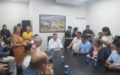 Luciano Barbosa assina ordem de serviço do Zélia Barbosa