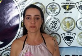 Operação prende mulher acusada de comandar o tráfico de drogas na região da Praia do Francês