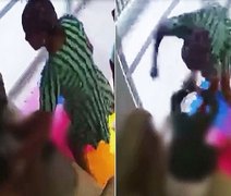 Vídeo mostra ex-patroa agredindo babá em Salvador; vítima pulou do 3° andar