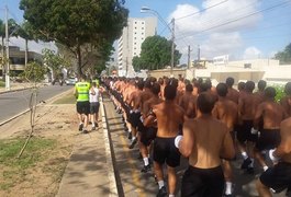 Futuros soldados do 3º BPM participam de corridão pelas ruas de Arapiraca