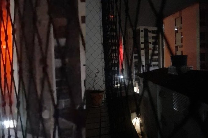 Quarto pega fogo e assusta moradores em apartamento, em Maceió