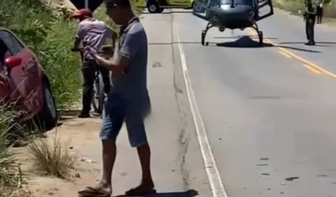 Acidente entre dois veículos deixa quatro feridos na Barra de Santo Antônio
