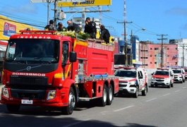 Familiares, amigos e autoridades prestam últimas homenagens ao capitão Rodrigo Rodrigues